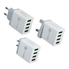 4-Port USB Wall Charger Quick Charge 3.0 18W &3.1A USB A Power Adapter Multi USB fast charger