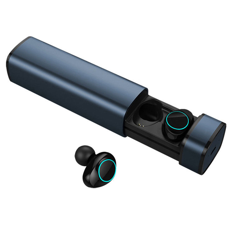 Ergonomic 500mAH Bluetooth Wireless Stereo Earbuds With Cylinder Charging Base